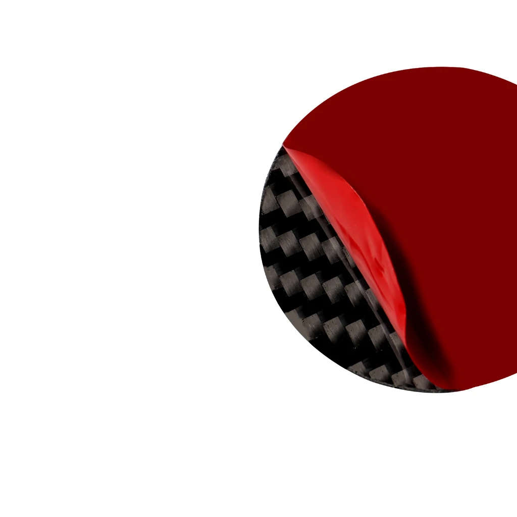 차량 내부용 탄소섬유 소재 중앙 컨트롤 손잡이 장식 스티커 트림 데칼 커버, 아우디 A4 B9 RS4 S4 2017 2018 2019