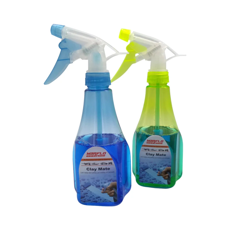 Marflo 세차 클레이 윤활유 병, 블루 그린, 매직 클레이 패드 타올, 미트 블록, Brilliatech BT-2017