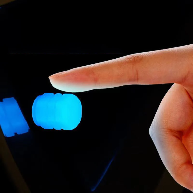 1/4/8Pcs 다채로운 미니 타이어 밸브 캡 자동차 오토바이 타이어 휠 허브 스타일링 장식 자동차 오토바이 빛나는 밸브 커버