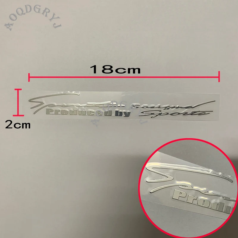 스포츠 은빛 니켈 금속 자동차 스티커, 자동차 배지 로고 데칼, 자동차 데칼, 자동차 스타일링 액세서리, 1 개 title=스포츠 은빛 니켈 금속 자동차 스티커, 자동차 배지 로고 데칼, 자동차 데칼, 자동차 스타일링 액세서리, 1 개 
