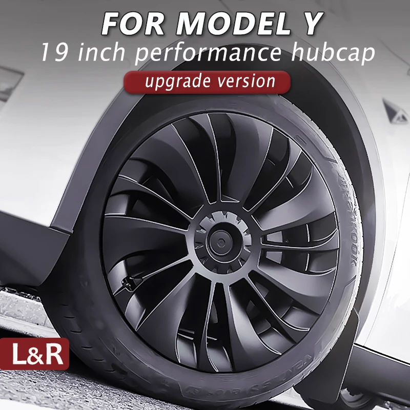 차량용 허브 캡 교체 휠 캡, 테슬라 모델 Y 2023 2024 풀 커버 액세서리, 19 인치 성능, 4 개 title=차량용 허브 캡 교체 휠 캡, 테슬라 모델 Y 2023 2024 풀 커버 액세서리, 19 인치 성능, 4 개 