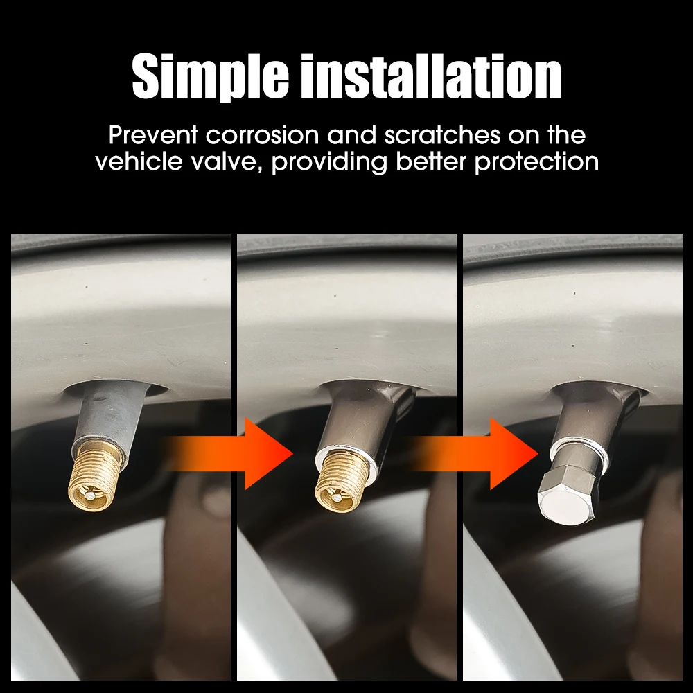 자동차 타이어 밸브 캡, 오토바이 자전거 휠 깍지 형광 장식, 스템 발광 범용 밸브 캡, 먼지 커버