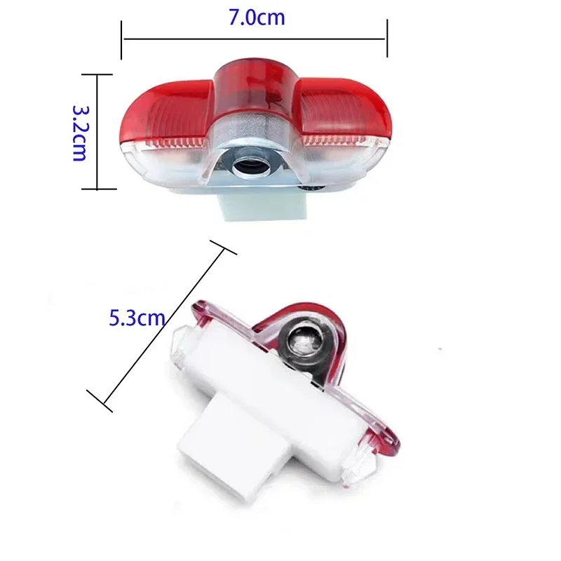 스코다 VRS 로고 문짝 웰컴 라이트 로고, 옥타비아 A5 MKII 2006 2007 2008-2013 고스트 섀도우 프로젝터 램프 액세서리, 2 개