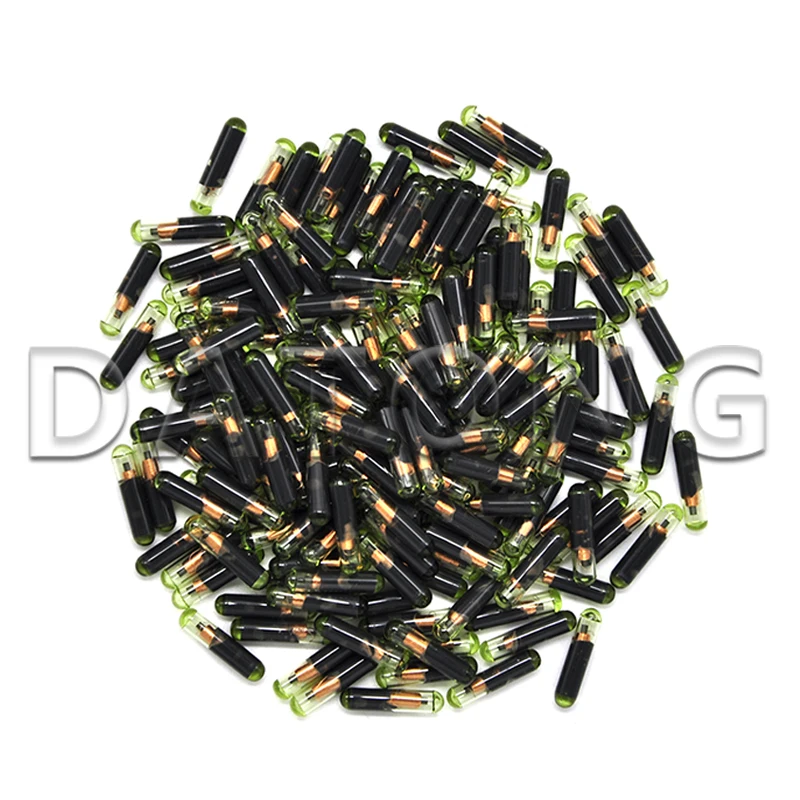 Datong 세계 자동차 원격 제어 키 애프터 마켓 20PCS 50PCS 100PCS 트랜스 폰더 칩 ID48 유리 빈 OEM 잠금 해제 칩 도매