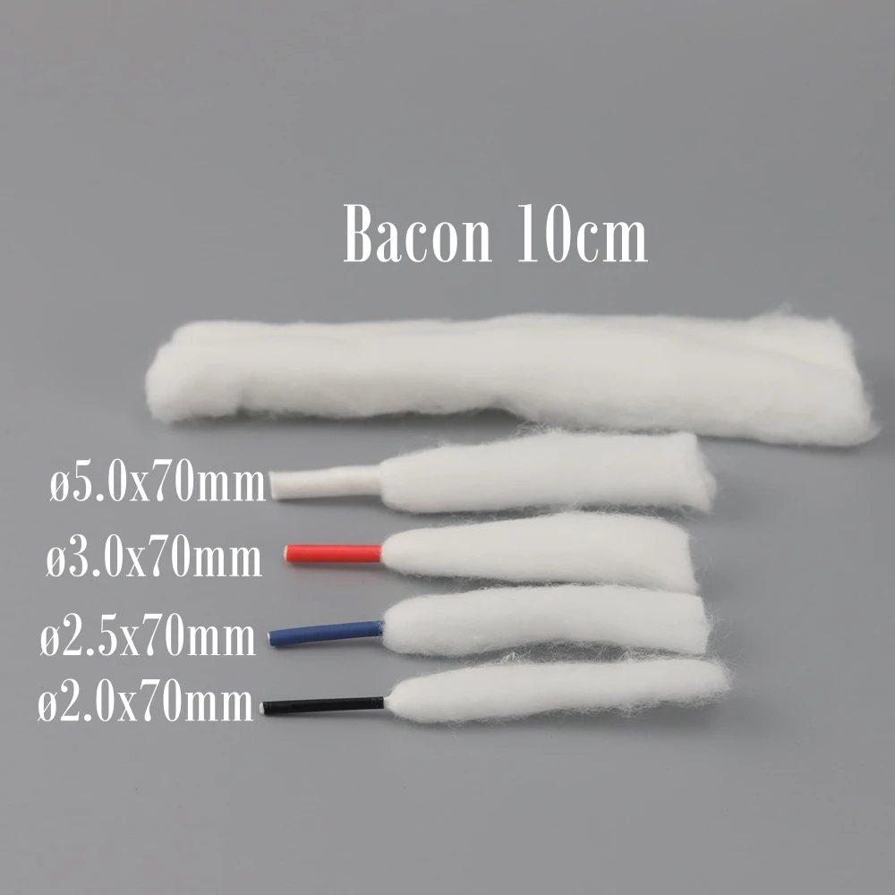 프리미엄 오가닉 베이컨 코튼, MTL/BoRo/RDL/Mesh/AIO 30/50 팩 스레드 울 프라임 신발끈 코튼, D2.0/2.5/3.0/5.0mm