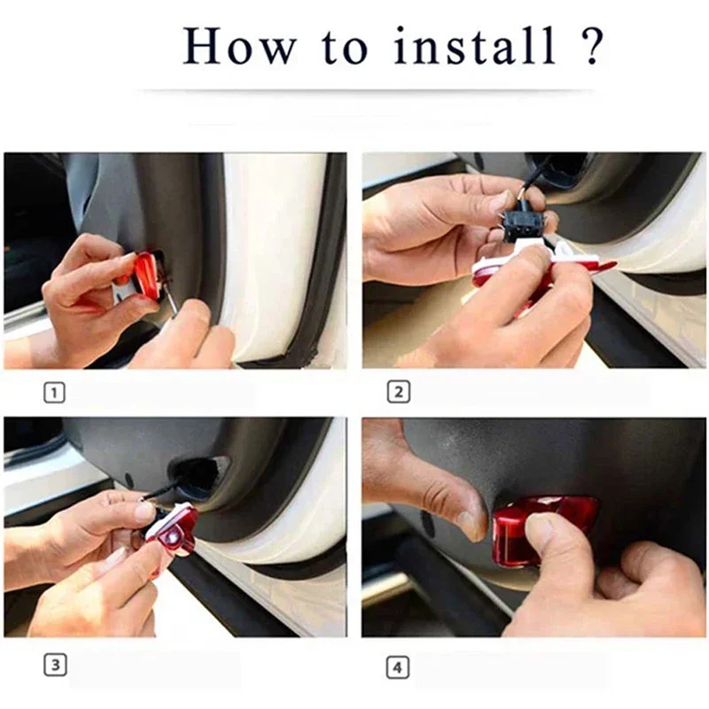 스코다 VRS 로고 문짝 웰컴 라이트 로고, 옥타비아 A5 MKII 2006 2007 2008-2013 고스트 섀도우 프로젝터 램프 액세서리, 2 개