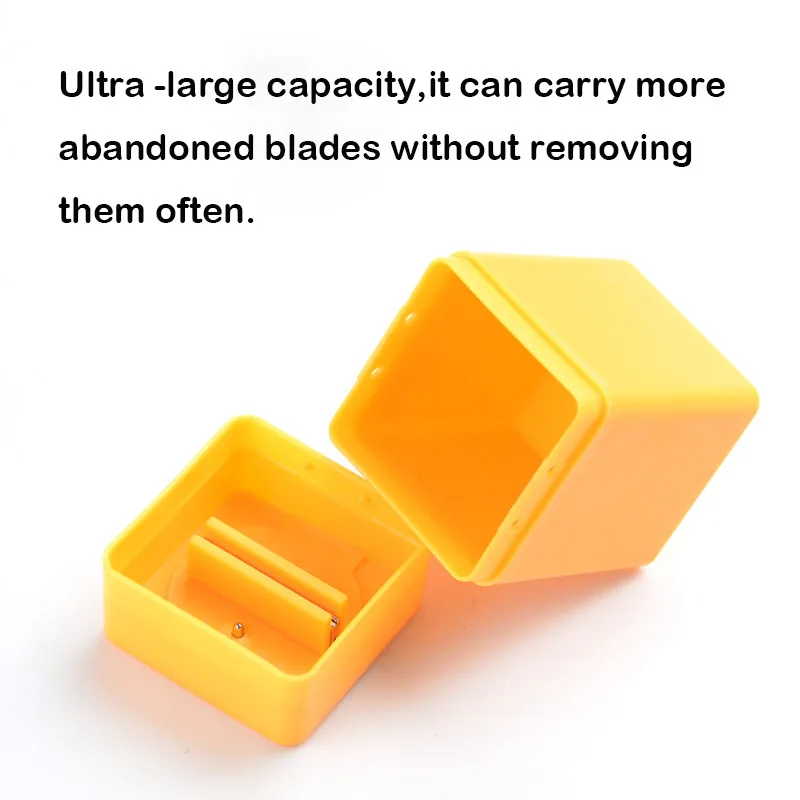 TOFAR 전문 블레이드 처리 컨테이너, 스냅 오프 나이프, 폐기물 손상된 블레이드 보관함, 착색 필름 스티커, 절단 도구 가능