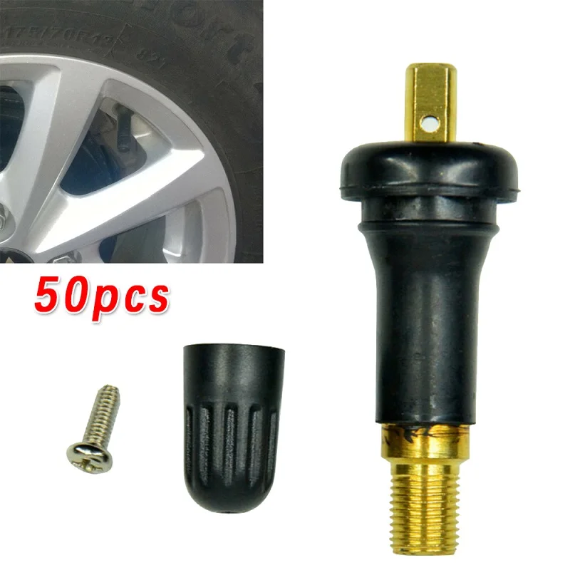 4 개/20 개/50 개 자동차 고무 휠 림 TPMS 타이어 압력 센서 밸브 스템 Chevy GM-930A GMC 캐딜락