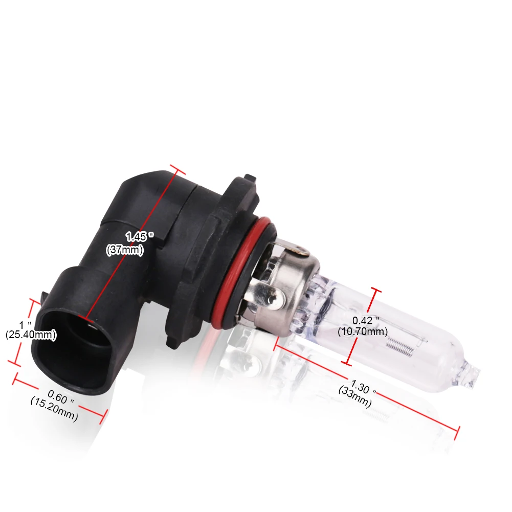 9005 자동차 할로겐 전구, 4300K 슈퍼 화이트 쿼츠 유리, 크세논 다크 블루, 자동차 헤드라이트 램프, 안개등, HB3, 12V, 65W, 2 개