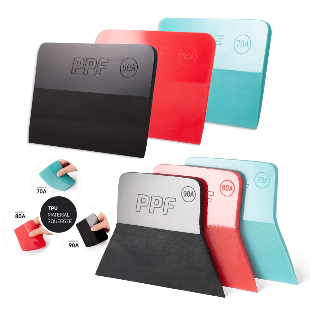 FOSHIO TPU 고무 스퀴지, 탄소 섬유 랩 비닐 PPF 설치, 자동차 필름 커버, 데칼 페인트 스크레이퍼 유리 청소, 4 인치 title=FOSHIO TPU 고무 스퀴지, 탄소 섬유 랩 비닐 PPF 설치, 자동차 필름 커버, 데칼 페인트 스크레이퍼 유리 청소, 4 인치