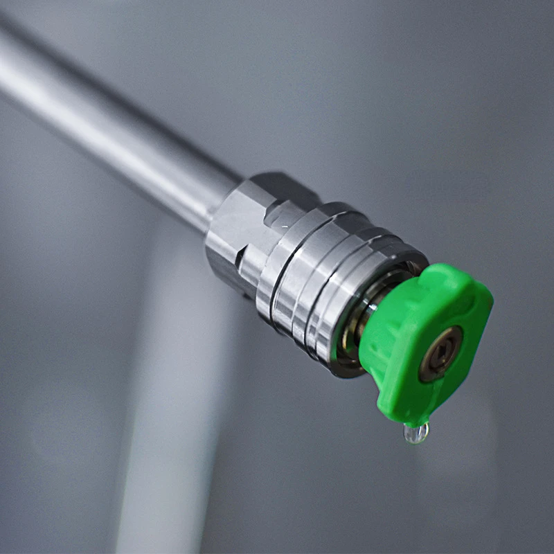 고압 세척기 세차 건 헤드 1/4, 빠른 삽입 연장 로드, 스프레이 건 액세서리, 스테인레스 스틸 연장 로드