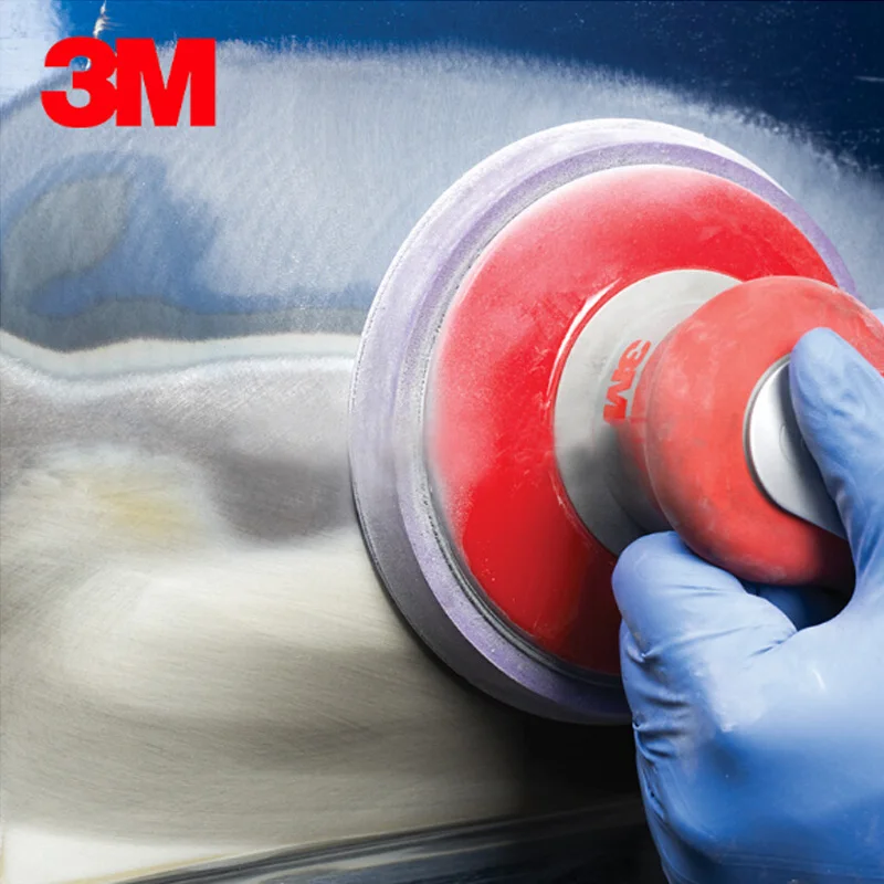 10 개 3M 정통 오리지널 보라색 깨끗한 회오리 바람 건조 연마 사포, P80/120/180/240/320/400/500 자동차 페인팅