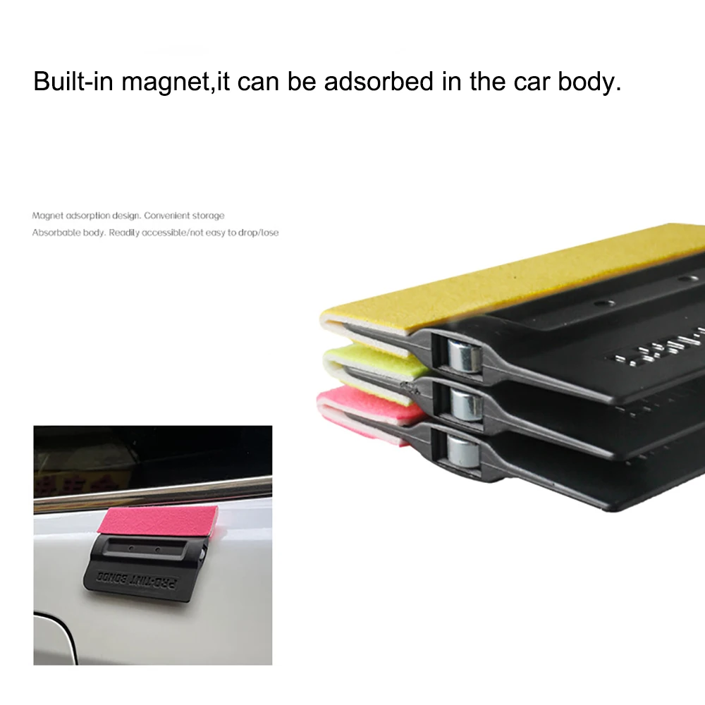 TOFAR 초극세 섬유 펠트 스퀴지 자동차 랩 도구, 윈도우 틴팅 필름 도구, 자동차 스티커, 스크래치 어플리케이터 없음