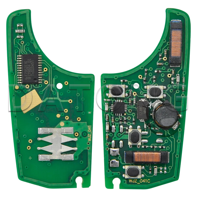 Datong-자동차 원격 제어 키, 쉐보레 크루즈 아베오 카마로 이퀴녹스 말리부 올랜도 트랙스 ID46 PCF7952E 433MHz 키리스 이동
