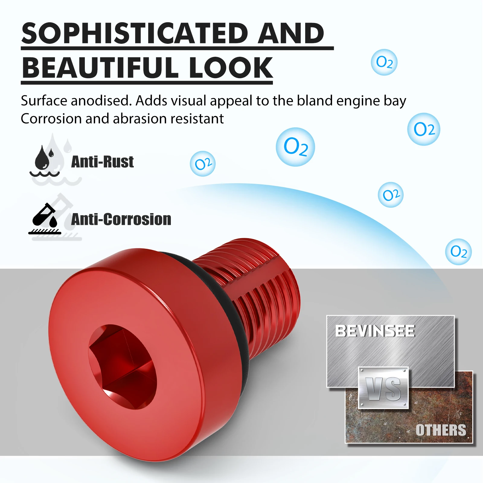 BEVINSEE 냉각수 온도조절기 하우징 블리드 스크류, BMW E46 E39 E90 E91 E92 E60 E61 E85 Z4 브리더 밸브 볼트 라디에이터 자동차 키트