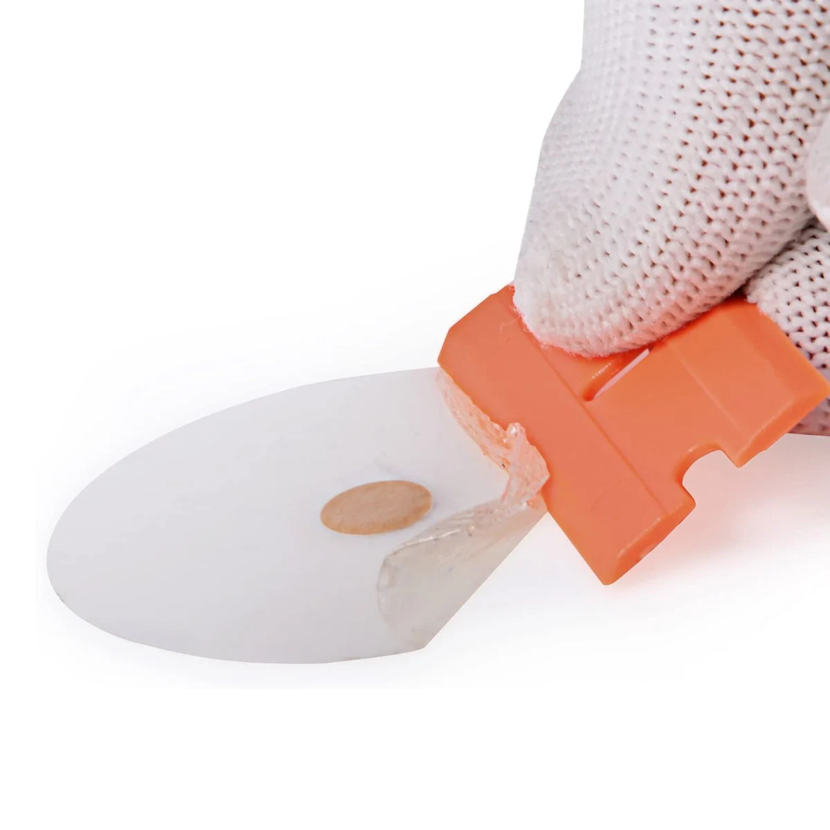 면도날 스크레이퍼 플라스틱 창 유리 접착제 클리너 리무버 나이프 블레이드 틴팅 라벨, 데칼 접착제 리무버 도구 100 피스