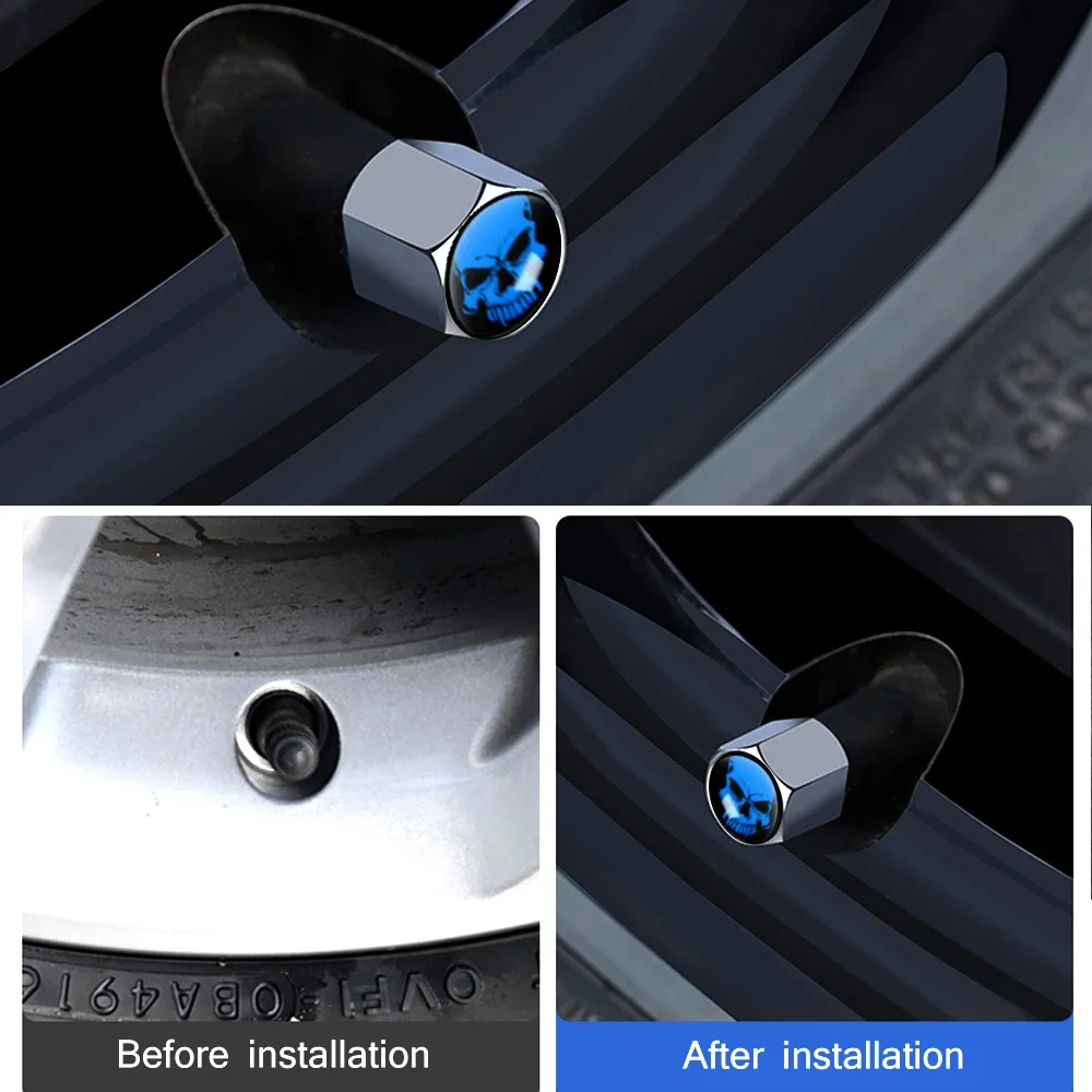 Autocoat 도난 방지 중간 손가락 스타일 타이어 밸브 먼지 캡 방진 타이어 캡 밸브 자동차, 트럭, 오토바이 용 스템 캡