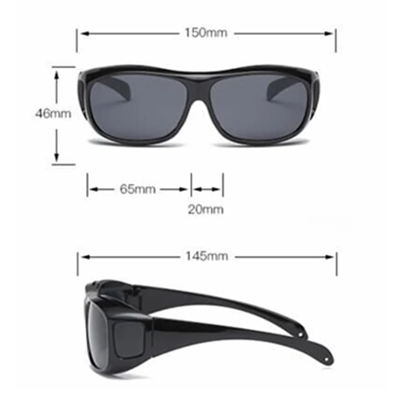 자동차 야간 투시경 선글라스 안전 운전 고글 야간 운전 안경 남여 태양 안경 UV 보호 운전 선글라스