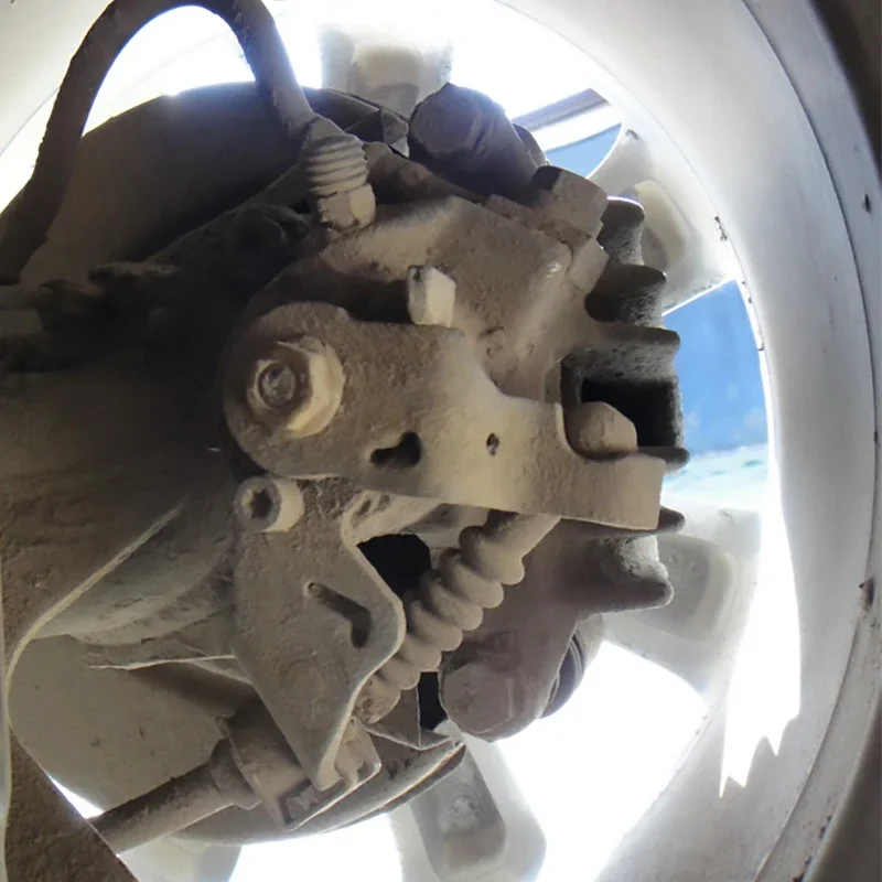 켈리퍼 스테인리스 스틸 후방 주차 브레이크 레버, 푸조 307 2001-2014 VW 골프 MK4 MK5 MK6 MK7 Eos 핸드 브레이크 리턴 스프링