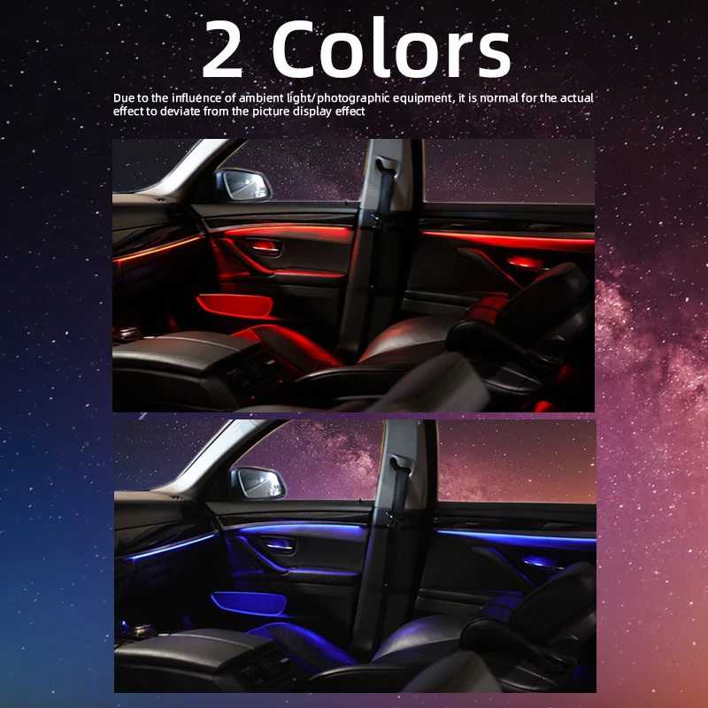 BMW F10 용 LED 조명, 자동차 인테리어 장식 조명, RGB 자동차 액세서리, 네온 스트립 장식 차량