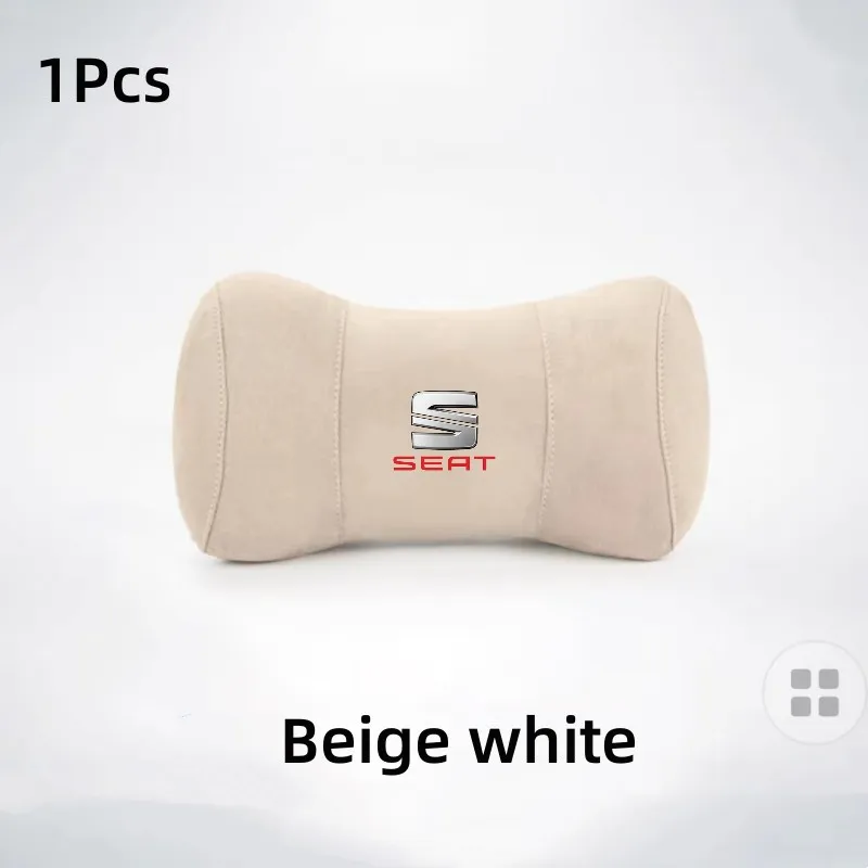 자동차 머리 받침 목 보호 베개 플러시 따뜻한 쿠션, 좌석 레온 5f, Ibiza 6l 6j 레온 1p 쿠션, Altea Xl Leon Mk 액세서리