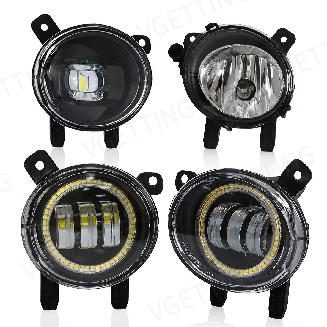 자동차 LED 엔젤 아이 안개등, BMW F20, F21, F22, F23, F45, F46, F30, F31, F34, F35, 프론트 범퍼 렌즈, 할로겐 헤드라이트 주행등, 12V