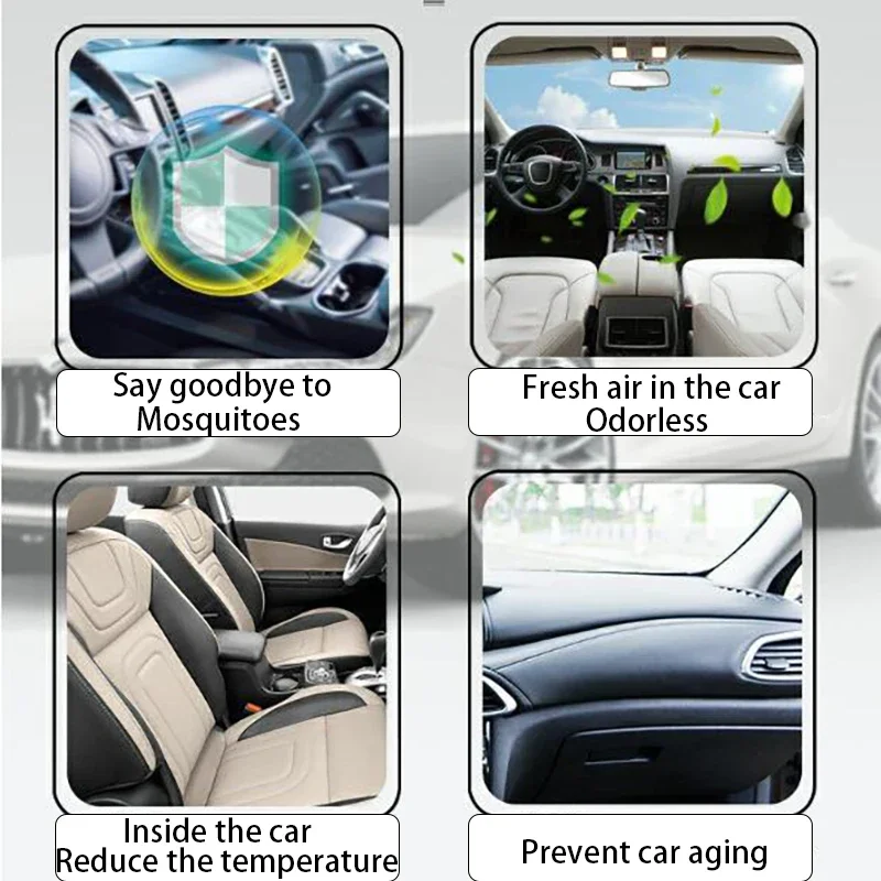 자동차 창문 스크린 도어 커버 UV 차단 차양 네트, 자동차 전면 및 후면 차양, 자동차 부품 차양, 자동차 창문용 차양, 2 개