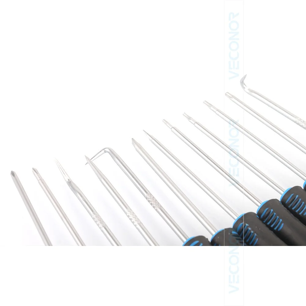 후크 오일 씰 연료 씰 O-링 제거 도구 세트, 정밀 스크루드라이버 세트, 자동차 픽 세트 풀러 공예 도구, 12 개