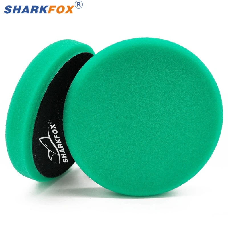Sharkfox 자동차 스폰지 버핑 폴리싱 패드, DA, RO, GA, 자동차 버퍼 폴리셔, 5 인치 (125mm), 6 인치 (150mm)
