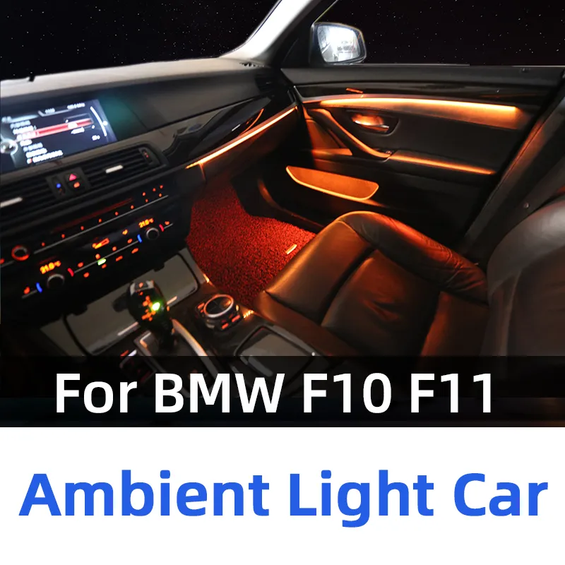 BMW F10 용 LED 조명, 자동차 인테리어 장식 조명, RGB 자동차 액세서리, 네온 스트립 장식 차량 title=BMW F10 용 LED 조명, 자동차 인테리어 장식 조명, RGB 자동차 액세서리, 네온 스트립 장식 차량