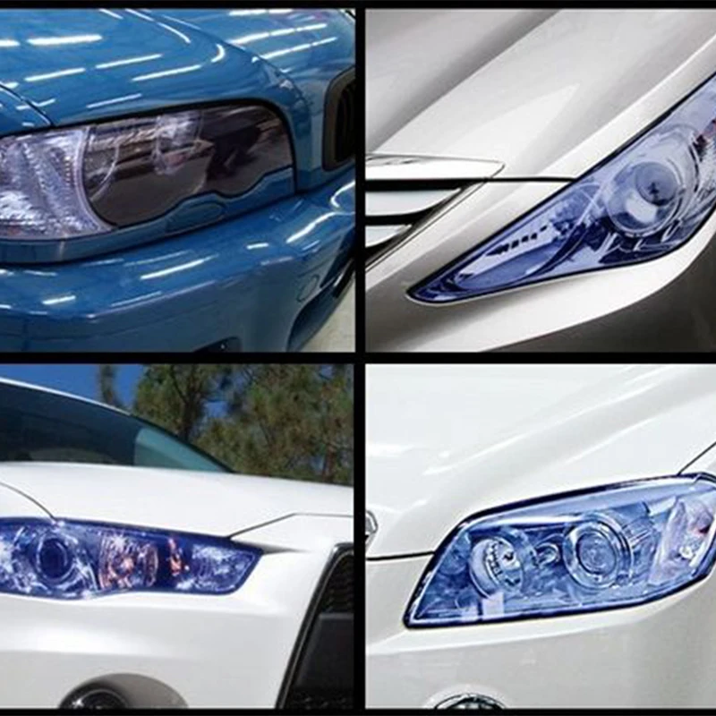자동차 헤드라이트 후미등 필름, 자동차 램프 스타일링, 보호 장식 비닐 랩 필름, 헤드라이트 후미등 안개등, 30x60cm