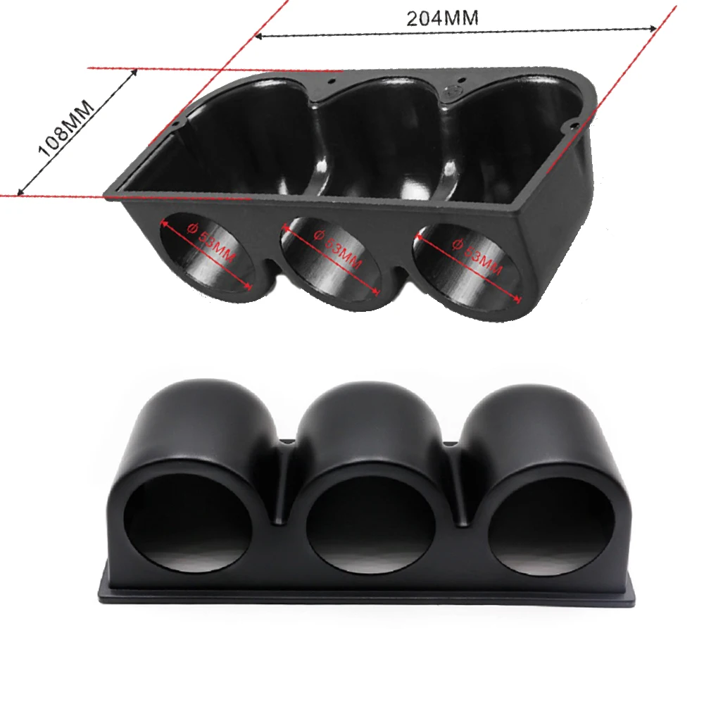 범용 자동 개조 계기 미터 랙, 자동차 게이지 홀더, 2 인치 싱글 더블 트리플, 52mm