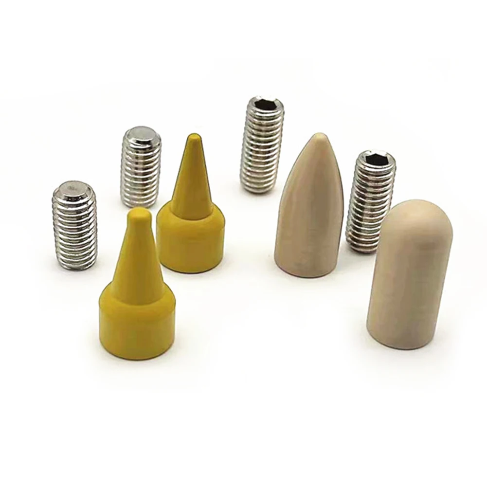 덴트 수리 도구 교체 해머 헤드 탭 다운 도구, 페인트리스 피트 제거 레벨링 해머 헤드 액세서리, 2 개