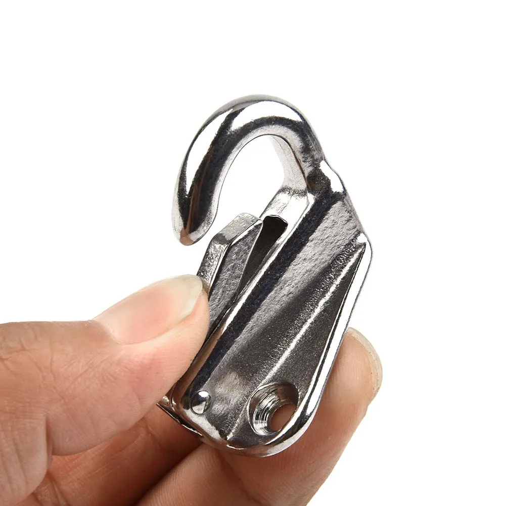 스테인리스 스틸 펜더 스프링 후크 스냅 부착 로프 후크 펜더, 보트 하드웨어, 해양 보트 스프링 잠금 펜더, 2x316