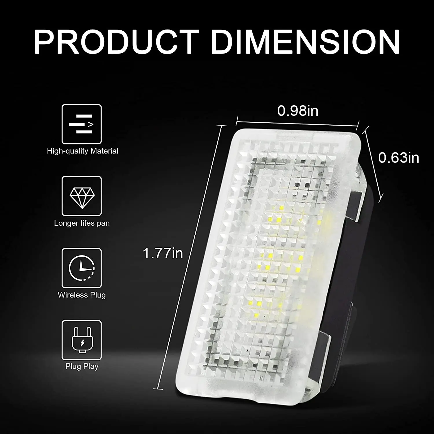 테슬라용 RGB LED 조명 전구 키트, 분위기 램프 프로젝터, 트렁크 램프, 원격 제어, 자동차 인테리어, 테슬라 모델 Y 3 X S