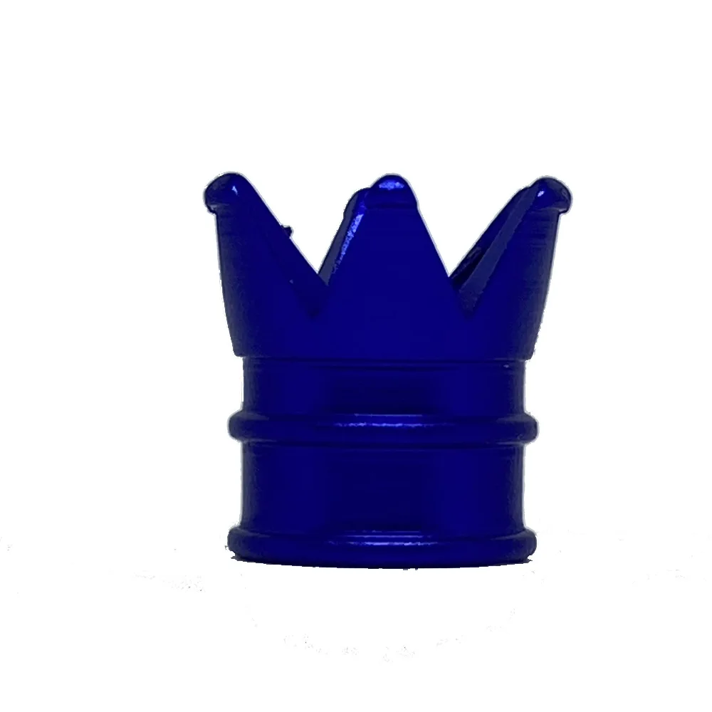 크리에이티브 크라운 알루미늄 자동차 휠 타이어 에어 밸브 스템 캡, 먼지 커버, 자동차 스타일링 장식, 자동차 외부 장식, 1/4 개