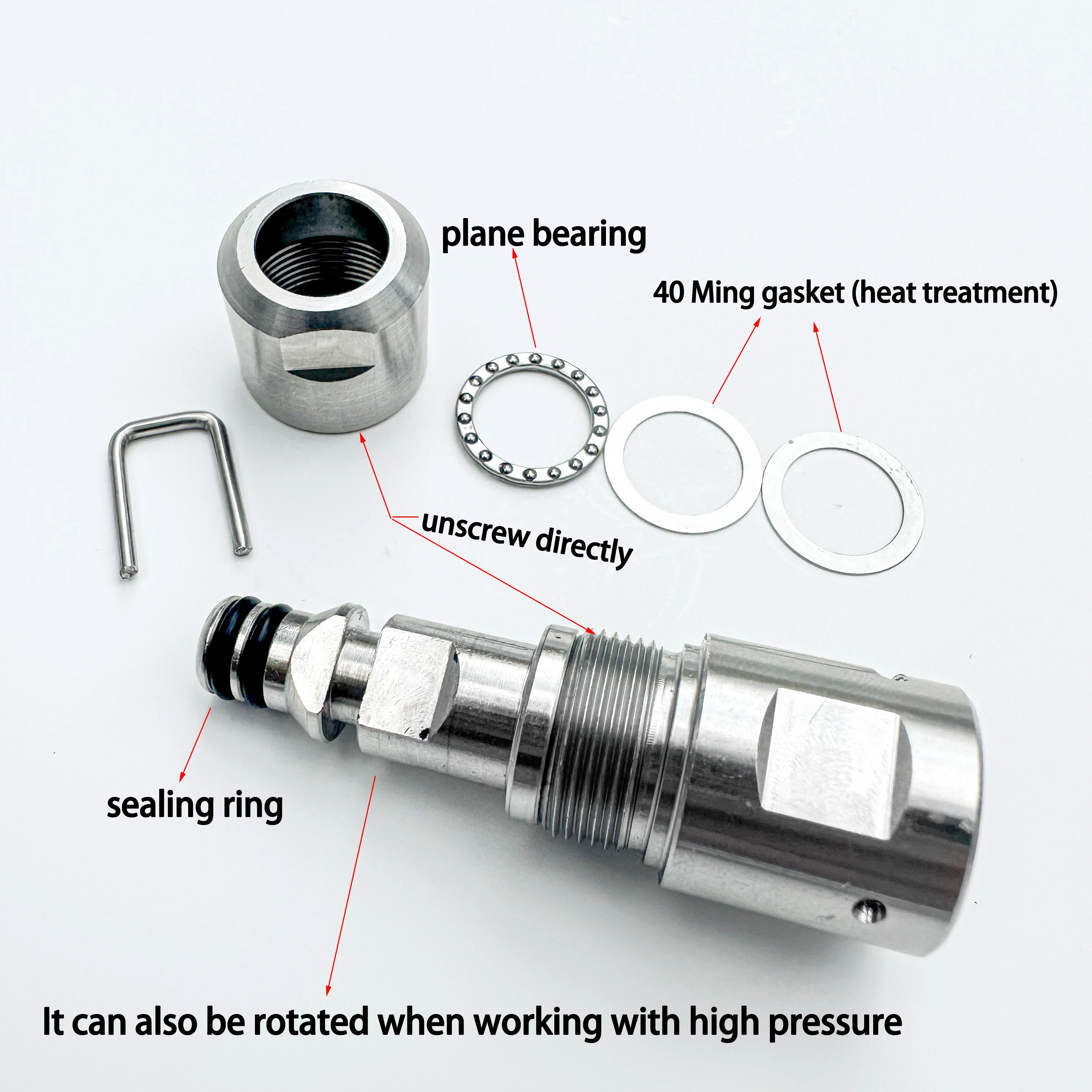 고압 와셔 파이프 커넥터, 카처 보쉬 대우 압력 건 호스용, 360 도 회전 커넥터, 엉킴 방지 회전