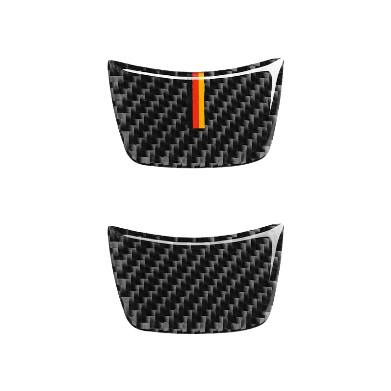 탄소 섬유 자동차 인테리어 스티어링 휠 트림 커버 스티커, 아우디 A1 A3 A4 A5 A6 Q3 Q5 Q7 S3 S4 S5 S6 S7 자동차 액세서리