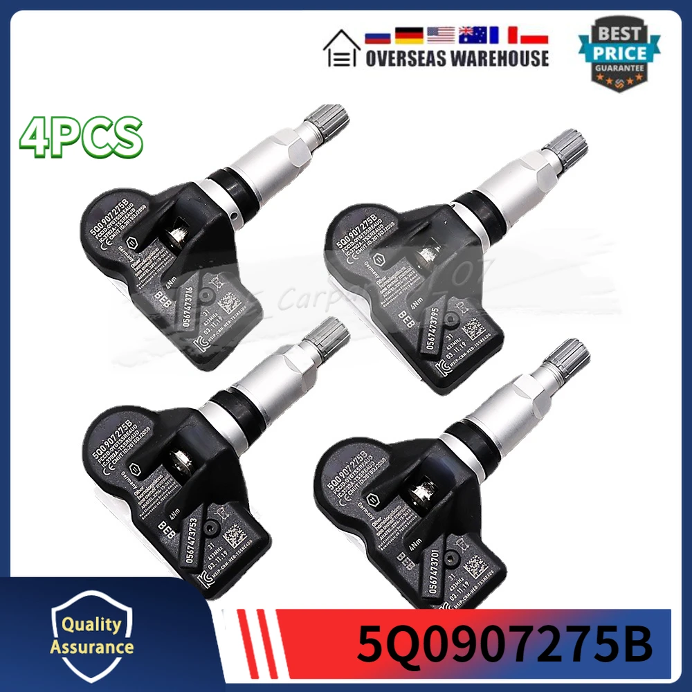 아우디 A3 A4 A5 Q3 Q5 Q7 포르쉐 카이엔 마칸 폭스바겐 골프 Eos 타이어 압력 TPMS 센서 모니터링 시스템, 4X, 5Q0907275B title=아우디 A3 A4 A5 Q3 Q5 Q7 포르쉐 카이엔 마칸 폭스바겐 골프 Eos 타이어 압력 TPMS 센서 모니터링 시스템, 4X, 5Q0907275B
