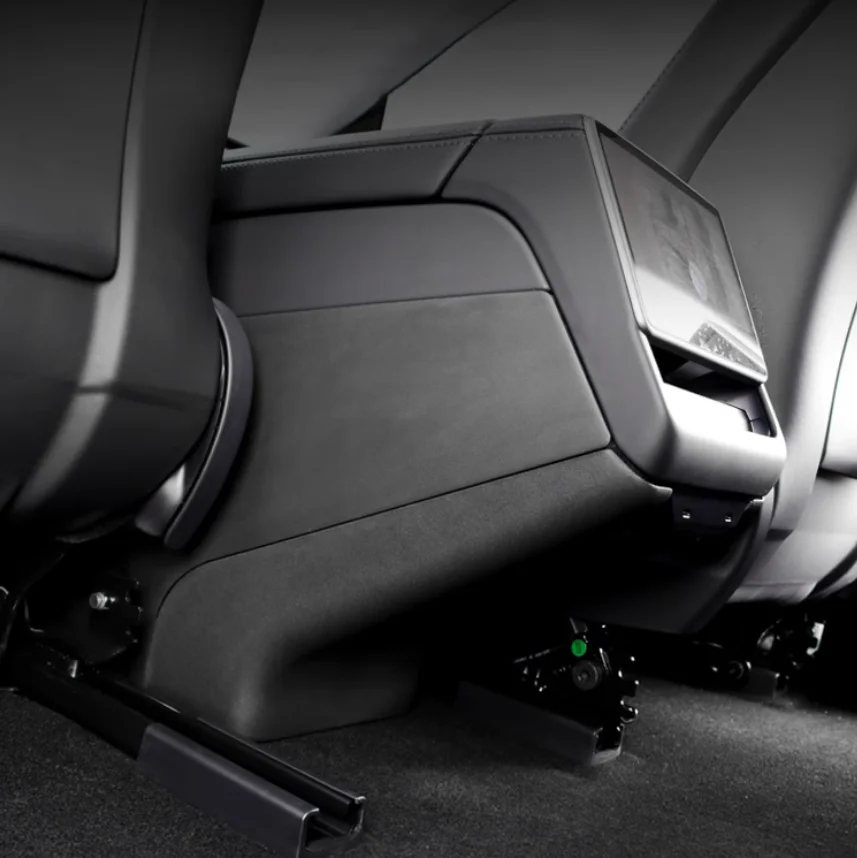 테슬라 모델 3 하이랜드 2024 센터 콘솔 소프트 TPE 킥 방지 패드, 뒷좌석 센터 콘솔 베이스 캡, 더러움 방지 팔걸이 커버