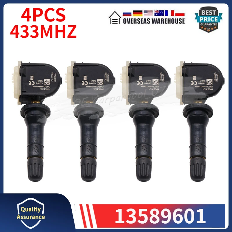 13589601 자동차 타이어 압력 모니터 센서, 뷰익 엔코어 캐딜락 CT6 SRX 쉐보레 카마로 크루즈 GMC 아카디아 유콘 TPMS 433MHZ title=13589601 자동차 타이어 압력 모니터 센서, 뷰익 엔코어 캐딜락 CT6 SRX 쉐보레 카마로 크루즈 GMC 아카디아 유콘 TPMS 433MHZ
