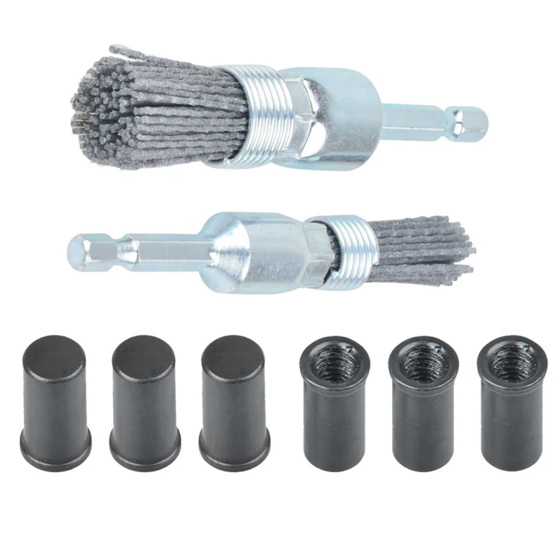 범용 인젝터 시트 청소 세트, 디젤 엔진 씰링 및 샤프트 브러시 키트, 19 개