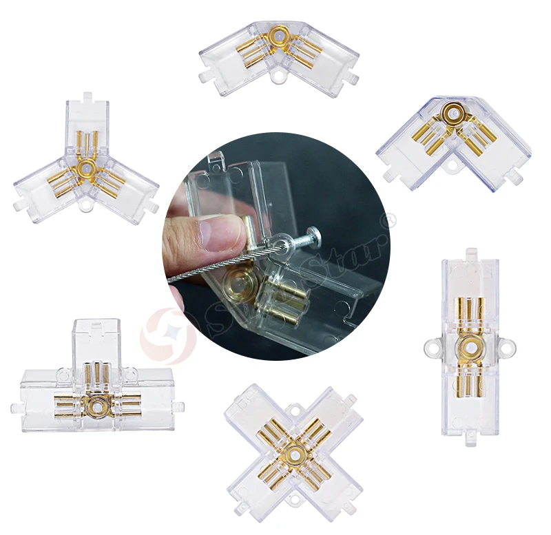 LED 램프에 대 한 모든 구리 핀 커넥터는 Sinostar 육각 조명 튜브 110-240v 유니버설에 적합