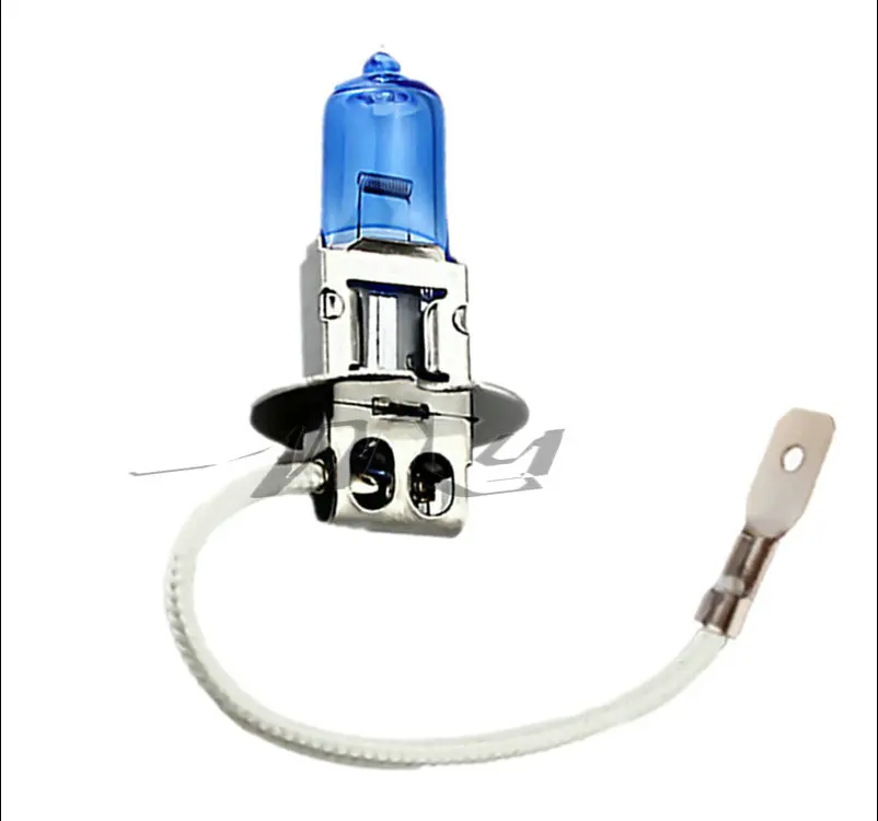 자동차 할로겐 전구 주차 헤드 안개등, 흰색 헤드라이트 램프, 고출력 슈퍼 브라이트, 24V H3, 100W