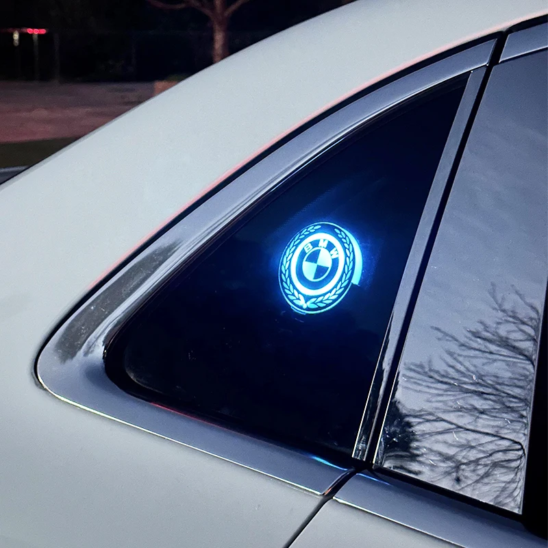 자동차 삼각형 창 장식 분위기 조명, 태양 에너지, BMW 3 5 7 시리즈 F48 F39 G42 G30 G20 G26 F10 F06 F30 F13 G32
