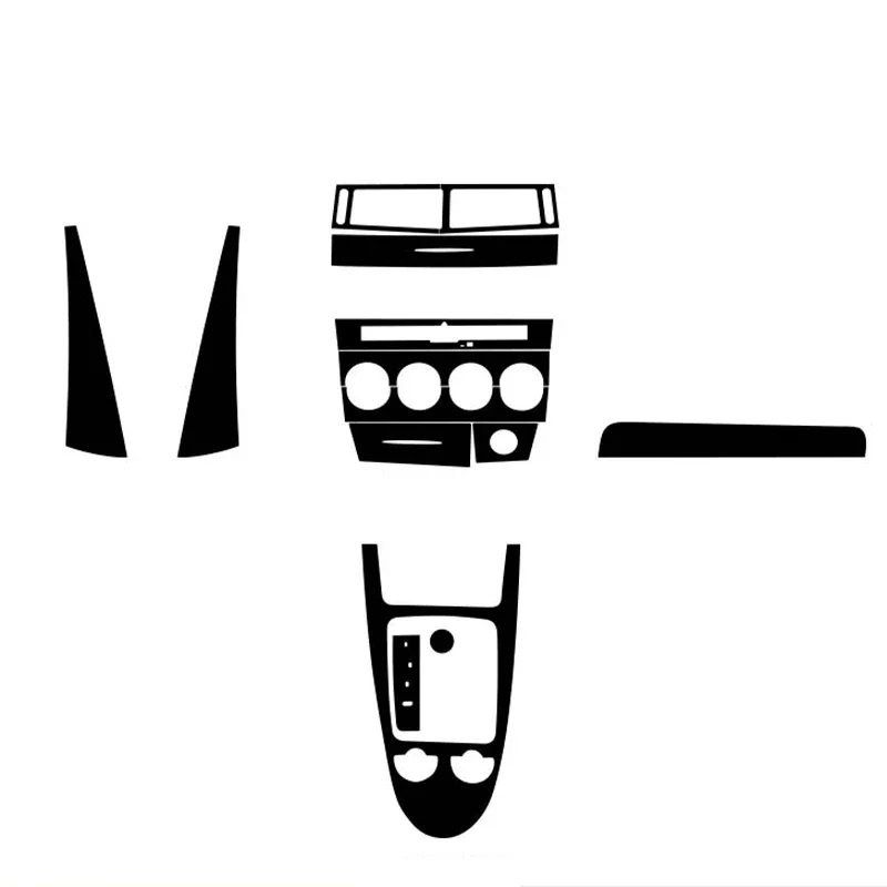 벤츠 메르세데스 SLK 2004-2010 탄소 섬유 AT 자동 기어 자동차 인테리어 스티커, 중앙 제어 멀티미디어 기어 에어 패널 title=벤츠 메르세데스 SLK 2004-2010 탄소 섬유 AT 자동 기어 자동차 인테리어 스티커, 중앙 제어 멀티미디어 기어 에어 패널