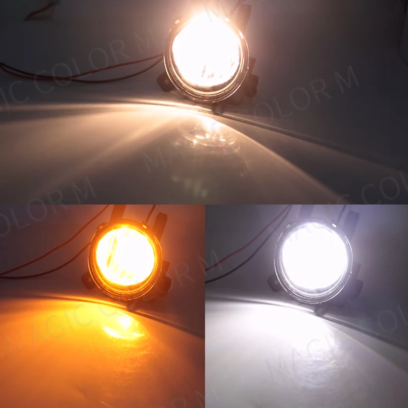 BMW F20 F21 F22 F23 F45 F46 F30 F31 F34 F35 용 LED 안개등, 자동 헤드라이트, 전면 주행 안개등, 방수 자동차 액세서리