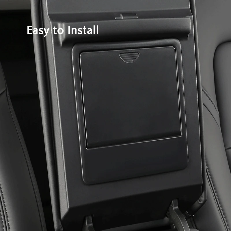 ABS 자동차 팔걸이 거치대 박스, 센터 콘솔 정리함 팔걸이 숨겨진 보관함, 테슬라 모델 3 Y용 액세서리, 1 개
