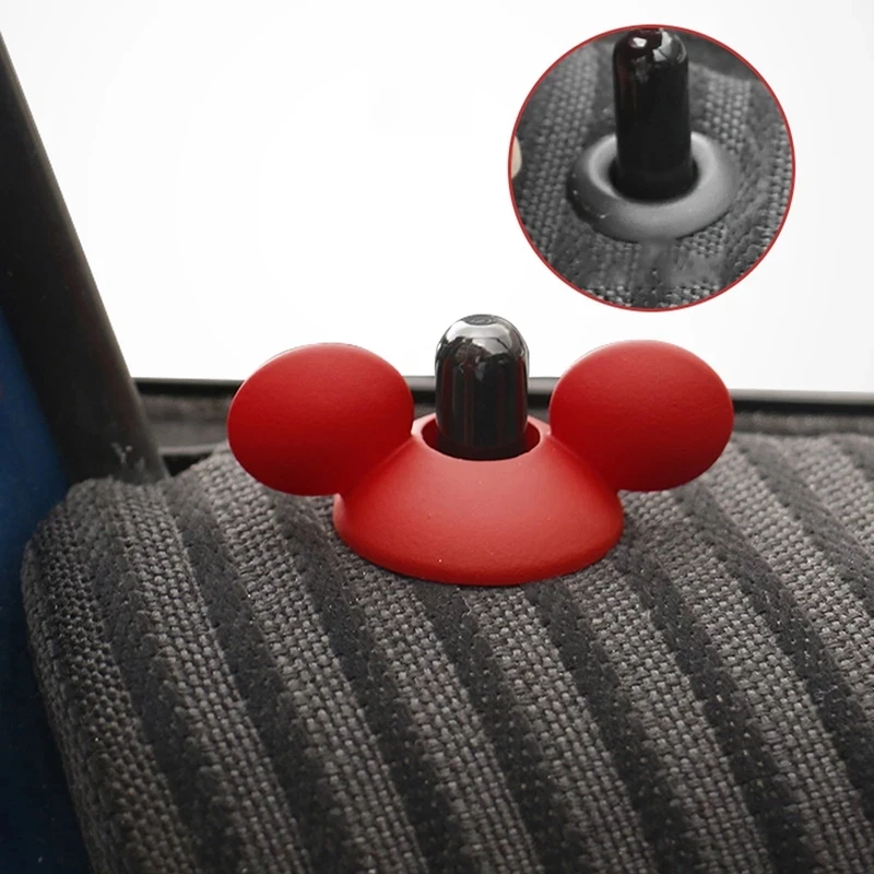 자동차 인테리어 문짝 잠금 핀 커버 스티커 트림, BMW 미니 쿠퍼 JCW 원 플러스 S 컨트리맨 클럽맨 F55 R60 자동차 스타일링 액세서리