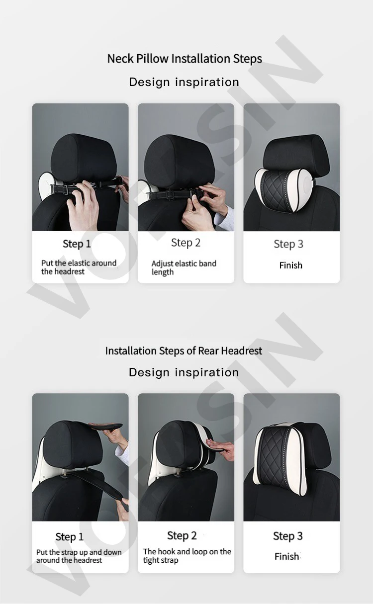 NAPPA 가죽 자동차 목 베개, 메르세데스 벤츠 마이바흐 S 클래스 헤드레스트, 자동차 여행 좌석 지지 쿠션, 인테리어 액세서리